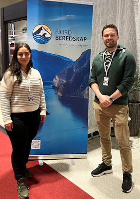Haleh Ashraf og Colin Lie Fjord Beredskap